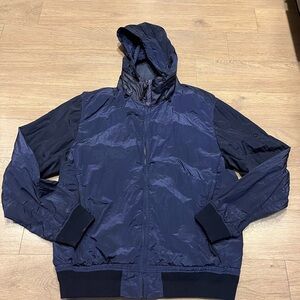 Stone Island Zip Up Tech Windbreaker Rain Jacket XL